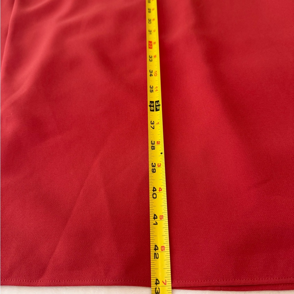 NWT Lafayette 148 NY Chic Flame Red Maxi Dress XXL Sleeveless A-Line Lagenlook - Picture 7 of 14